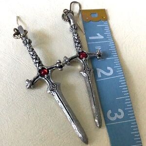 Fellowship Foundry# Sword earrings
